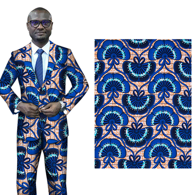 Custom Logo Chiganvy Wax Fabric Printing Ethnic Wax Printed Soft African Wax Fabric