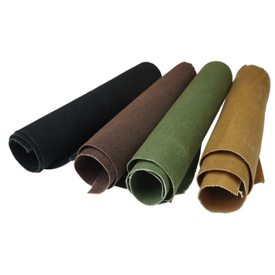 Cotton Fabric Roll 100% Cotton 8/12/14/16oz Tarpaulin Waterproof Waxed Canvas Fabric for Outdoor Carcoat Windcheater Backpack
