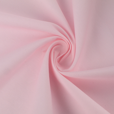 Solid Color Plain Dyed Fabric Woven Poplin Fabric for Summer Clothes Shirts Cotton Fabric Roll