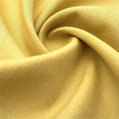 Soft Plain Dyed Blend Woven 30% Linen 70% Cotton Fabric for Garment Dress Cloth Home Textile