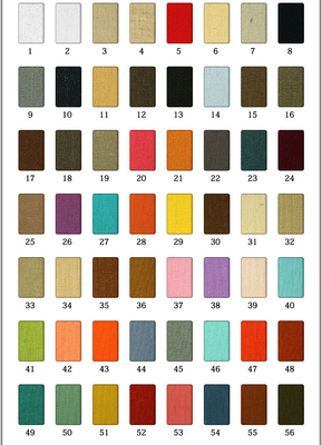 Soft Plain Dyed Blend Woven 30% Linen 70% Cotton Fabric for Garment Dress Cloth Home Textile