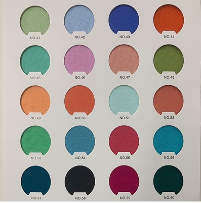 100% Cotton Jersey Weft Knitted Plain Textile Fabric for Underwear Bra Sportswear Garment