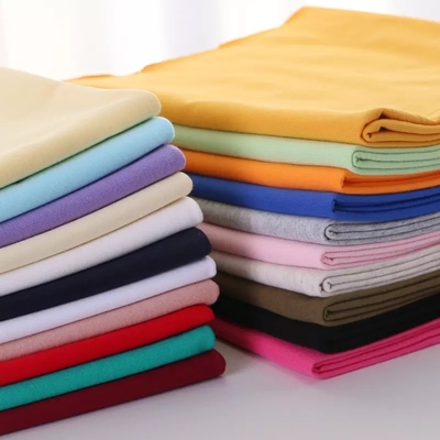 40s RC 100%Cotton Single-Sided Modal Blended Elastic Knitted Jersey Combed Cotton Single-Sided T-Shirt Fabric