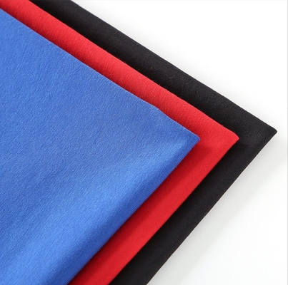 95%Cotton 5%Spandex 32S Soft Thickened Single Jersey Knitted Fabric for T-Shirt School Uniform