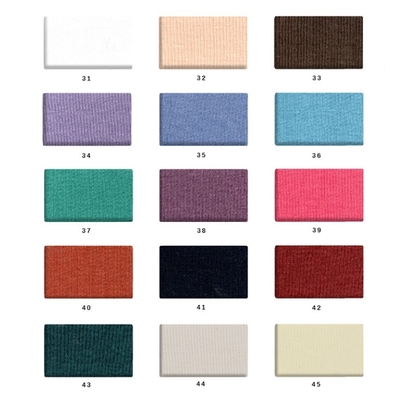 Custom Elastane Garment Cloth Solid 93% Cotton 7% Spandex 40S 220Gsm Knit Slub 1X1 Rib Fabric Cotton Fabric Roll