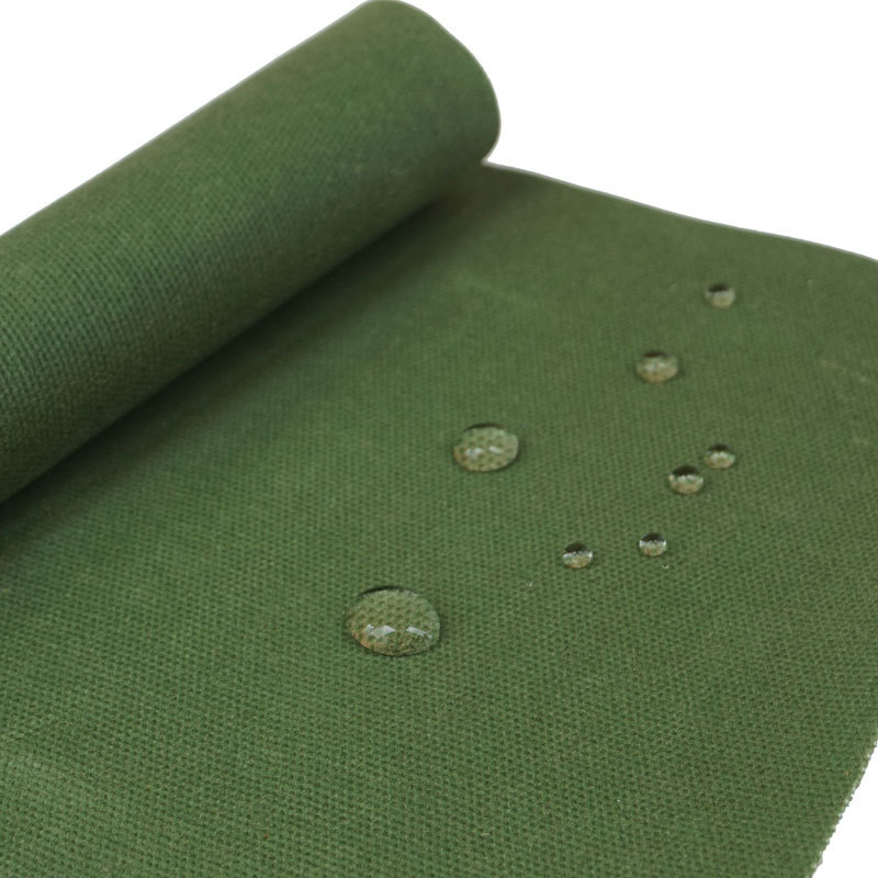 Cotton Fabric Roll 100% Cotton 8/12/14/16oz Tarpaulin Waterproof Waxed Canvas Fabric for Outdoor Carcoat Windcheater Backpack