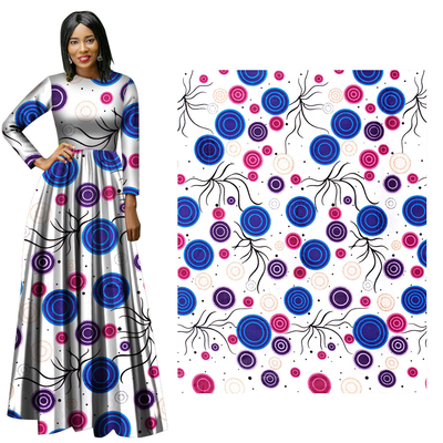 Wholesale  African  Wax Print Fabric Super 100% Cotton Fabrics for Garment